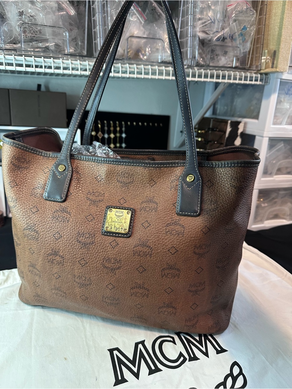 MCM Visetos shopper tote - Picture 2 of 11